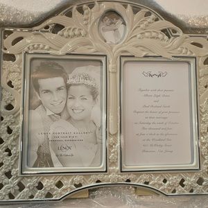 Lenox wedding promises invitation frame